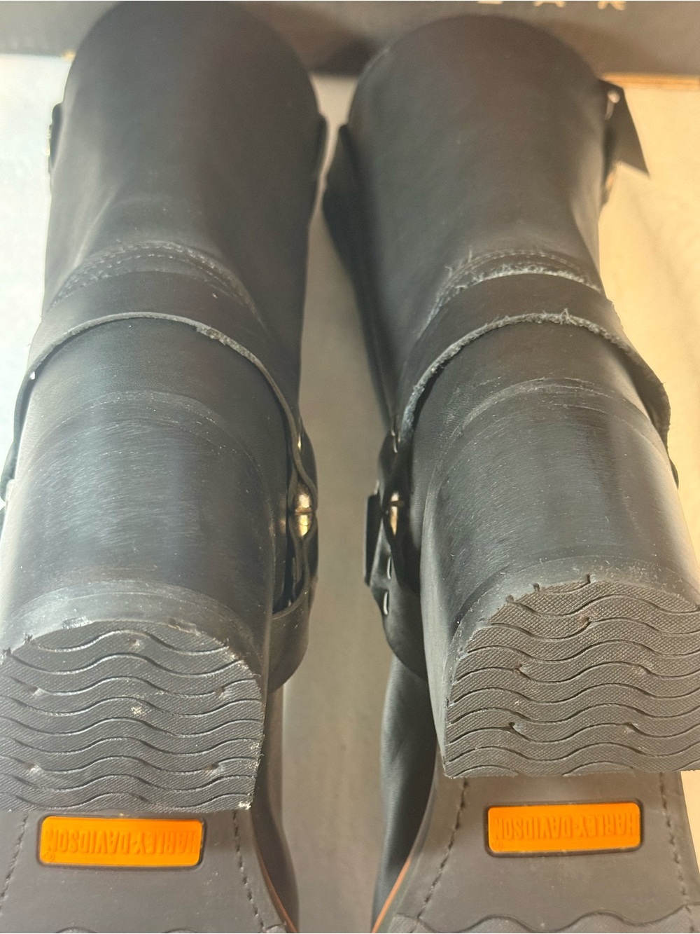 Harley-Davidson® Women's Galinda Black
Motorcycle Boots. D83254. Size 9.5M - Picture 9 of 12